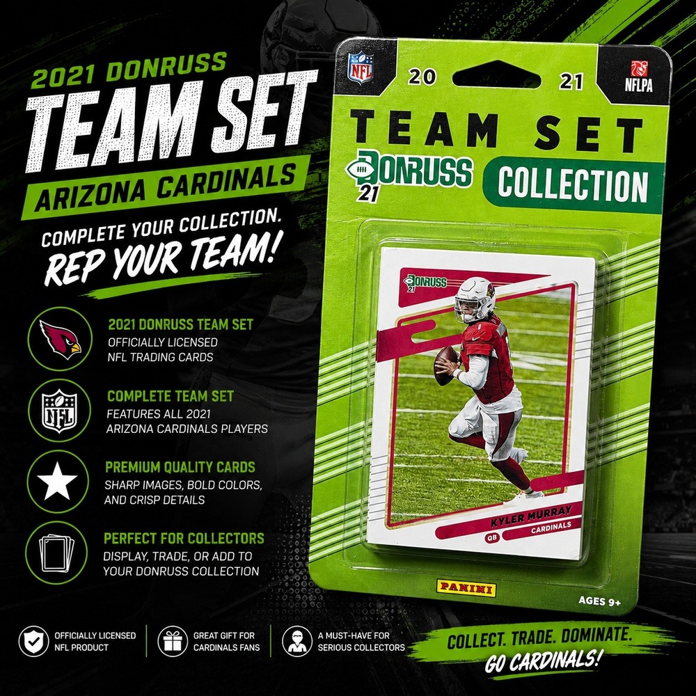2021 Panini Donruss Arizona Cardinals NFL Football Team Set Kyler Murray New